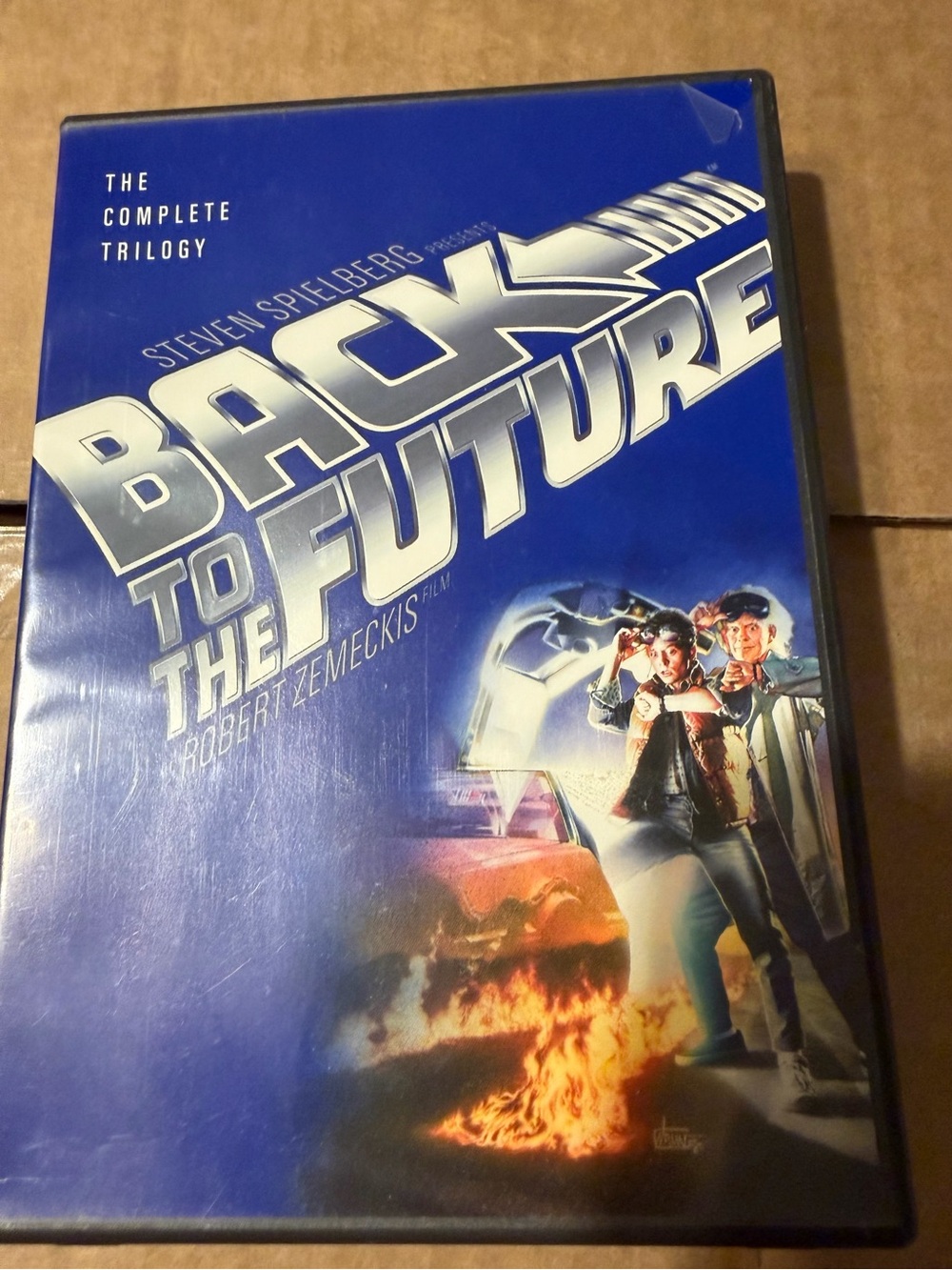 Universal Back to the Future Complete Trilogy - Blue Cover